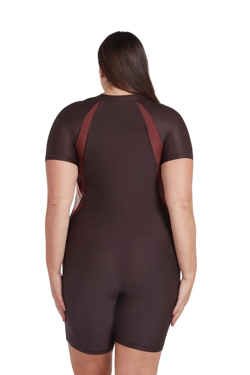 COEGA SUNWEAR COEGA  Ladies Ladies Slim-kini Short - Chocolate Tie Dye